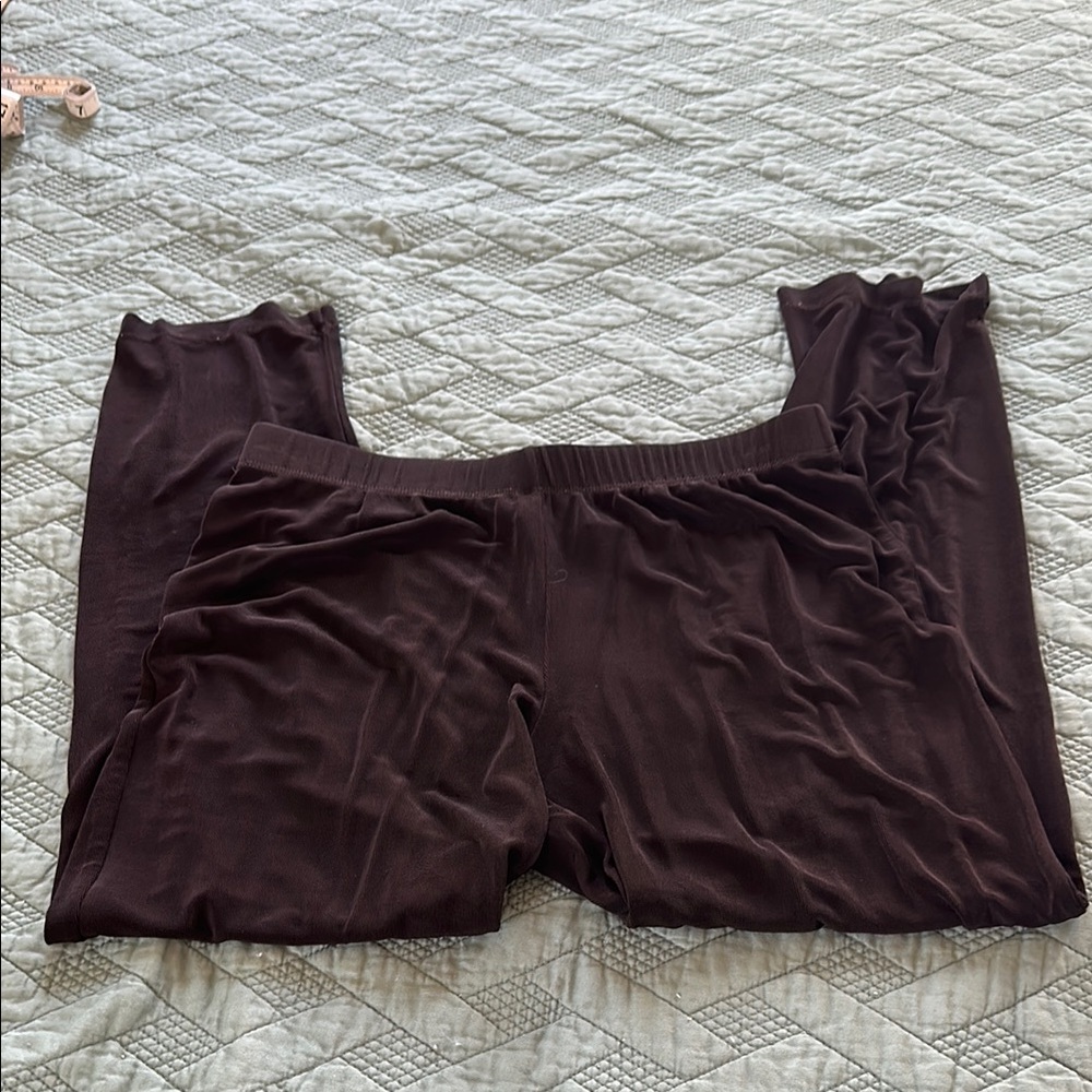 Chico's Travellers Rich Brown Leggings